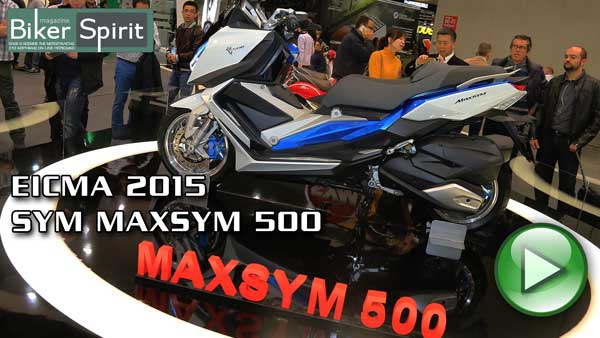 SYM Maxsym 500 Concept - EICMA 2015 – VIDEO - Φωτογραφίες από το Μιλάνο