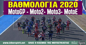 ΒΑΘΜΟΛΟΓΙΑ MotoGP 2020
